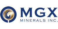 Logo for MGX Minerals Inc.